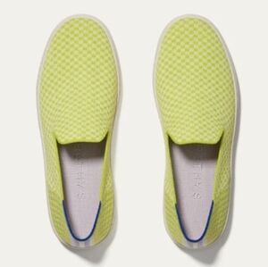Rothy's The Original Slip On Sneaker  Sunshine honeycomb Yellow Green Size 7